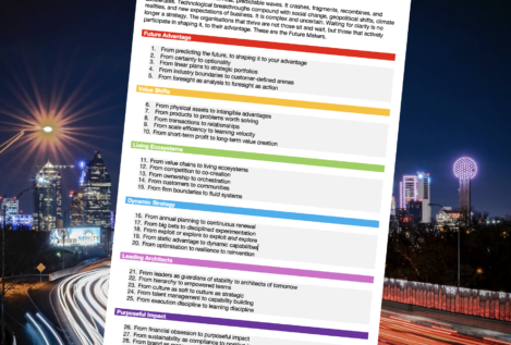Future Makers … bold businesses with courageous leaders, who are reimagining industries, harnessing frontier technologies, and turning impossible challenges into exponential growth and lasting impact